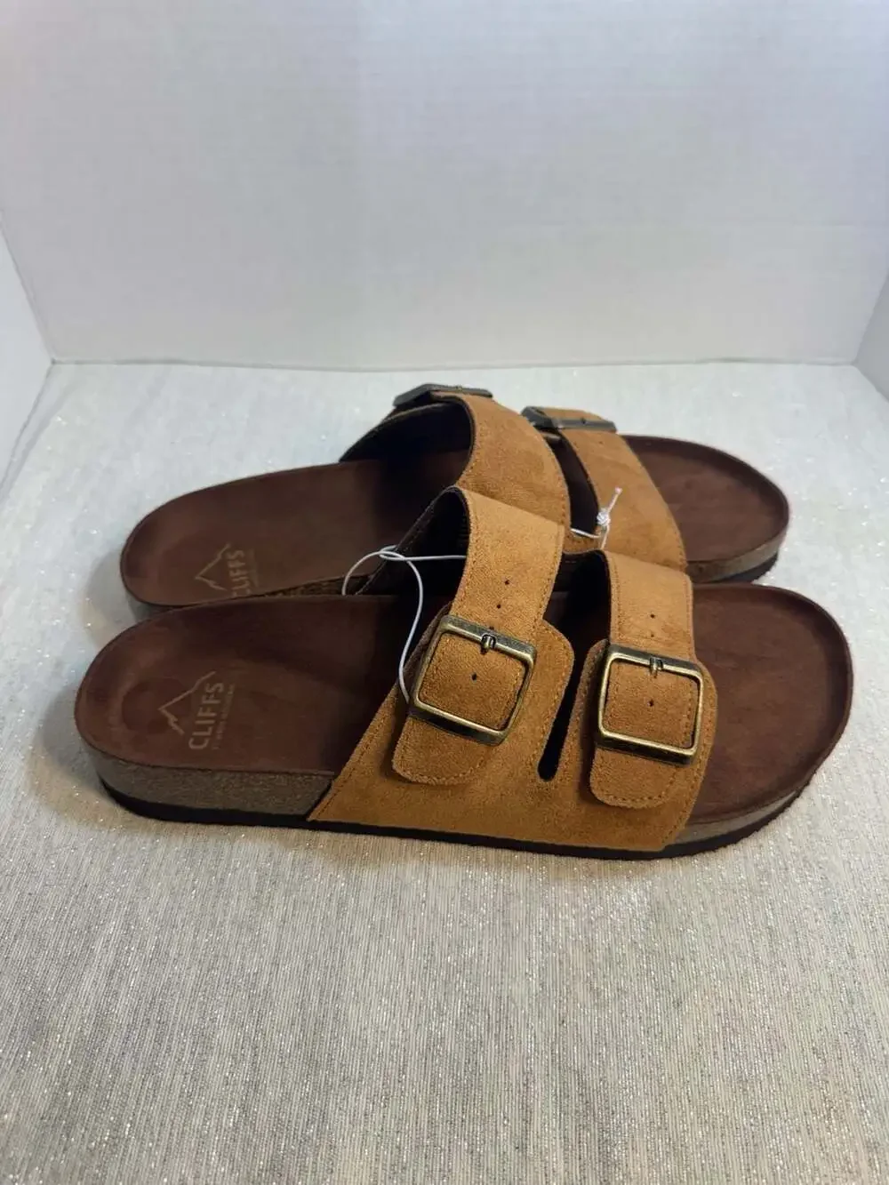 Cliffs by White Mountain Pandora Two-Strap Footbed Sandals Size 10